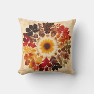 Fall / Tie Dye / Leaves Cushion