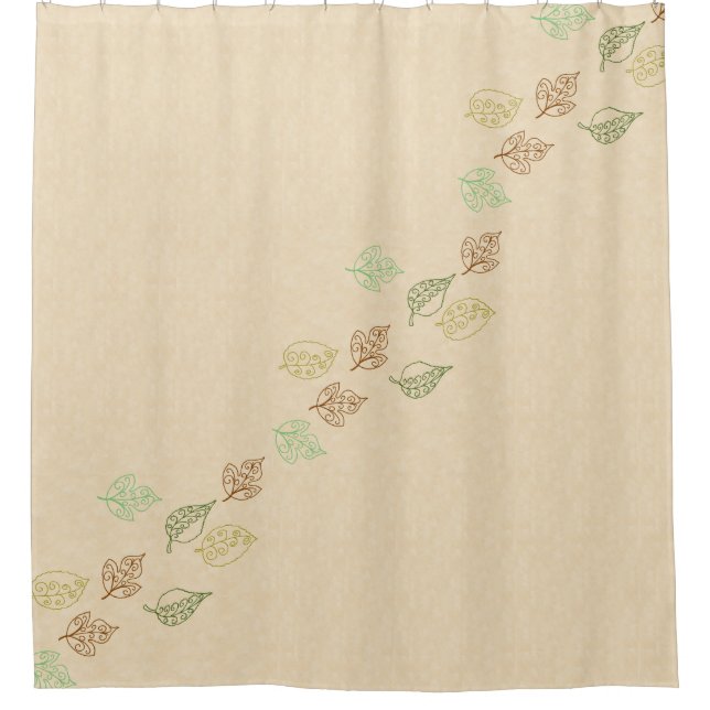 Fall Time Bathroom Set, Customise! Shower Curtain (Front)
