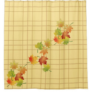 Fall Time customise Shower Curtain
