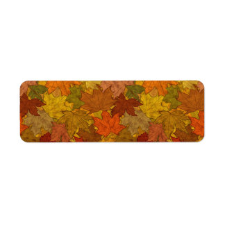 Fall Token Return Address Label