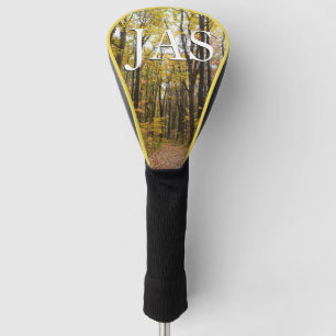 Fall Trail and Golden Leaves at Laurel Hill Park Golf Head Cover