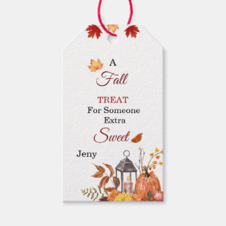 Fall Treat for Someone Sweet Customisable gift tag
