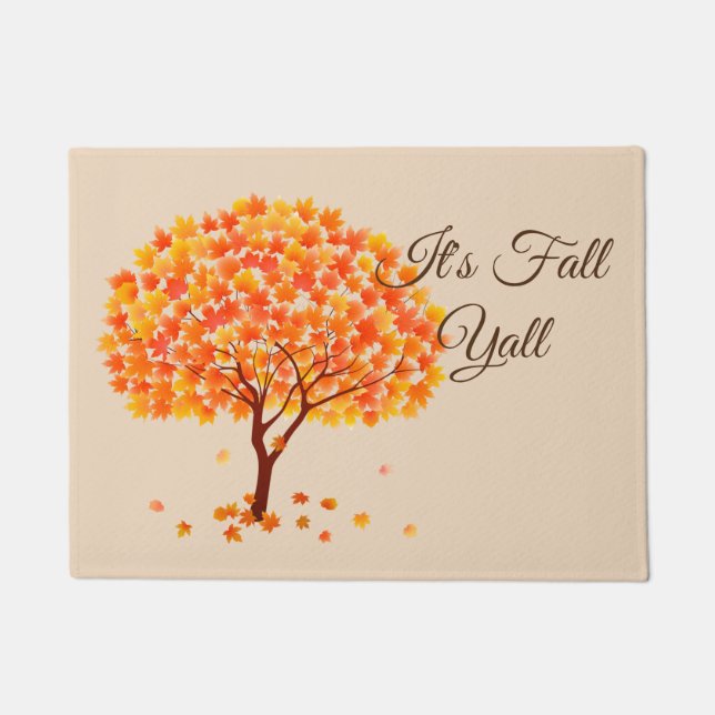 Fall Tree Doormat (Front)