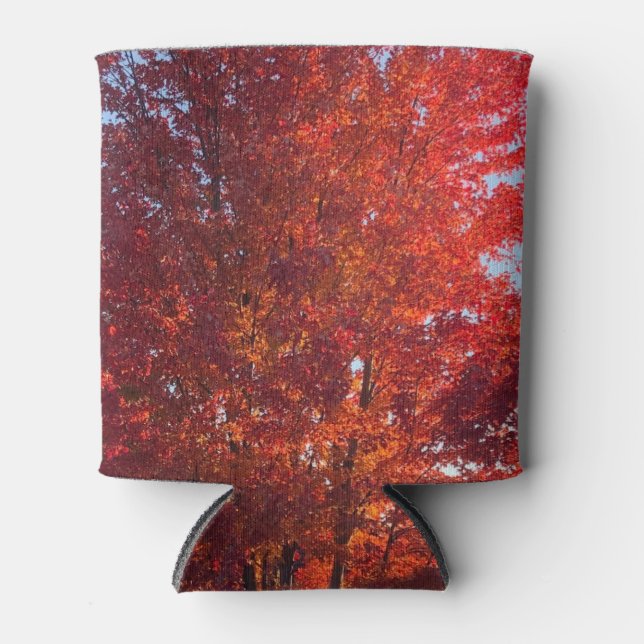 Fall Tree Picture | Can Cooler (Front)