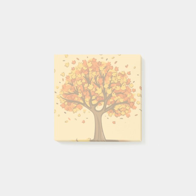 Fall tree post-it notes (Front)