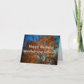 Fall Tree Shimmering In Gold Folded Greeting Card