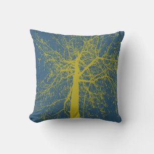 Fall Tree Silhouette Cushion