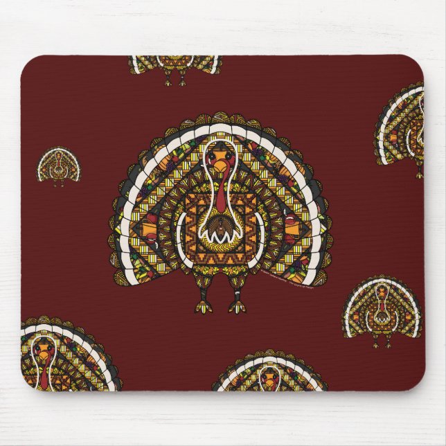 Fall Turkey Mousepad (Front)
