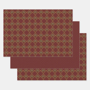 Fall Turkey Wrapping Paper Set