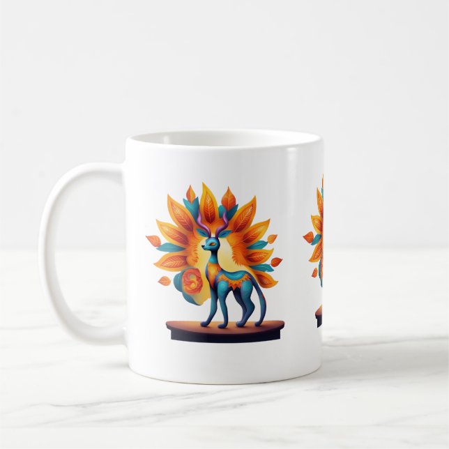 Fall Unique Alebrije Coffee Mug (Left)