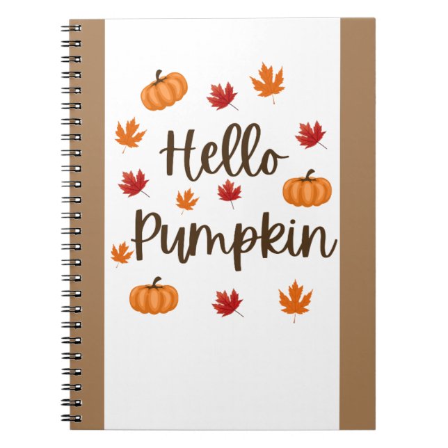 Fall vibe notebook (Front)