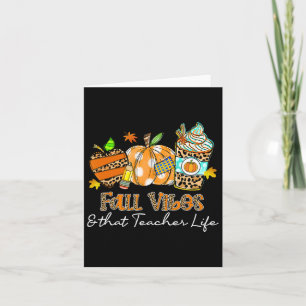 Fall Vibes And That Teacher Life Apple Pencil Pump Card