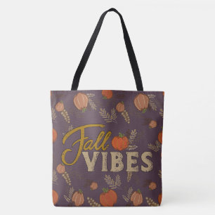 Fall Vibes Autumn Pumpkin Patch  Tote Bag