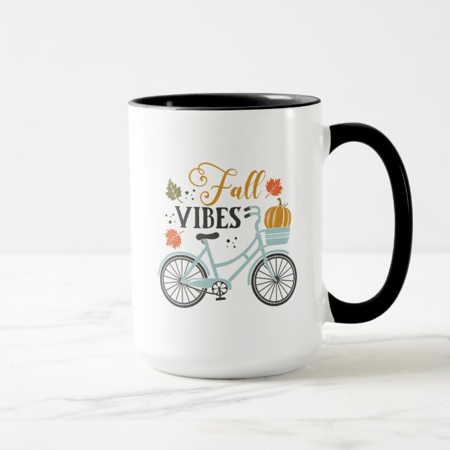Fall Vibes By Bicycle Mug (Right)