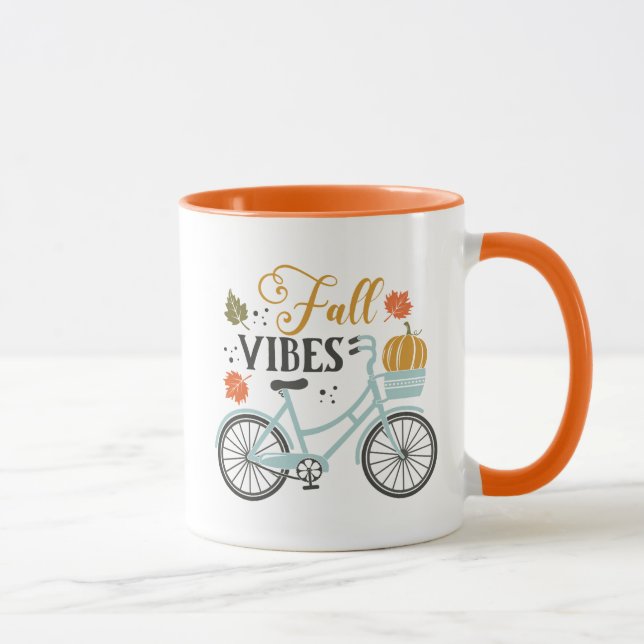 Fall Vibes By Bicycle Mug (Right)