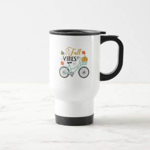 Fall Vibes By Bicycle Travel Mug