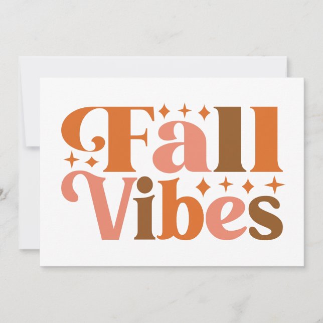 Fall Vibes Card (Front)