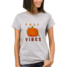 Fall Vibes – Cute Pumpkin Autumn T-Shirt
