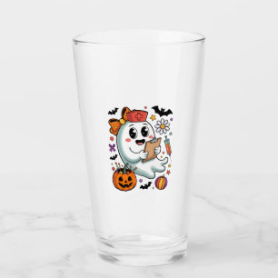 Fall Vibes Ghost Nurse Autumn Glass