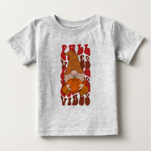 Fall Vibes Gnome Baby T-Shirt