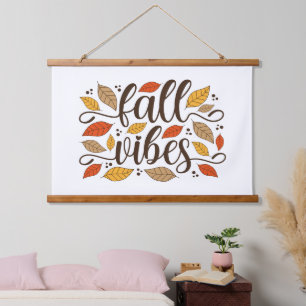 Fall Vibes Hanging Tapestry