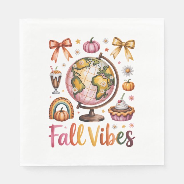 Fall Vibes Napkin (Front)