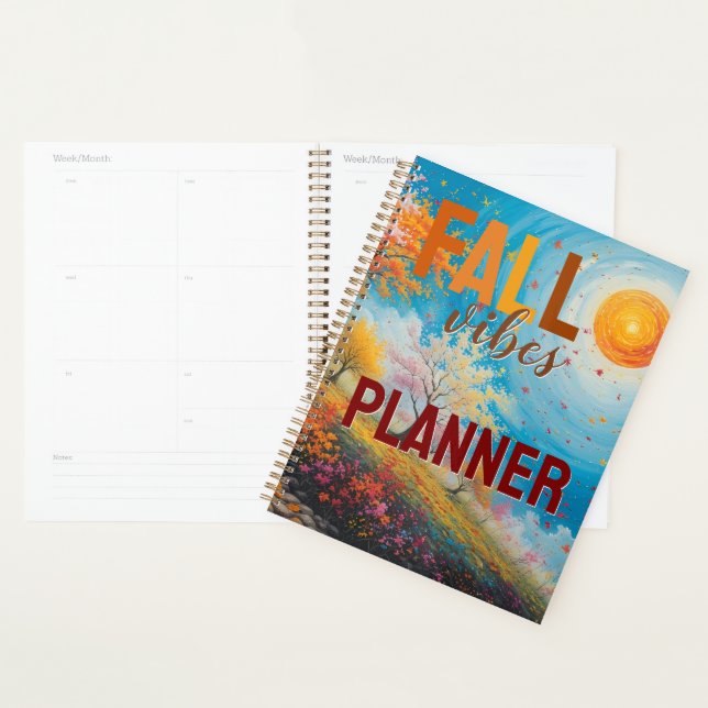 Fall Vibes Planner – Autumn-Inspired Organiser (Display)