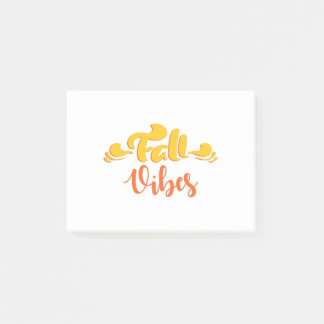 Fall Vibes Post-it Notes