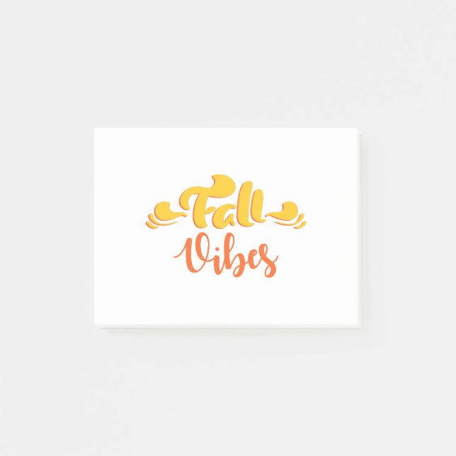 Fall Vibes Post-it Notes (Front)