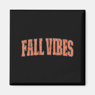 Fall Vibes Pumpkin Season Thanksgiving Autumn Leav Magnet