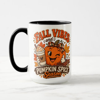 Fall Vibes & Pumpkin Spice Season Coffee Mug