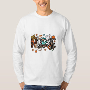 Fall Vibes That Nurse Life Nurse Fall Season Autum T-Shirt
