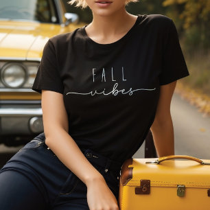Fall Vibes Trendy Minimalist T-Shirt