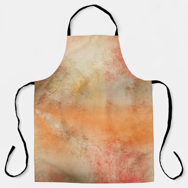 Fall vibrant background paper apron (Front)