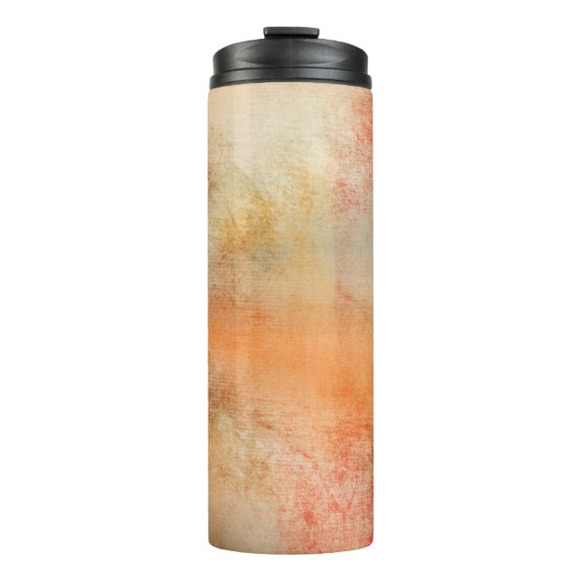 Fall vibrant background paper thermal tumbler (Front)