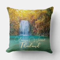 Fall View of Erawan Waterfall Thailand