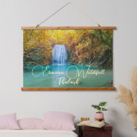 Fall View of Erawan Waterfall Thailand