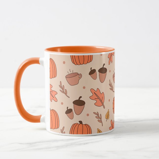 Fall vintage mug (Left)