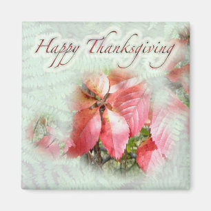 Fall Virginia Creeper Thanksgiving Magnet