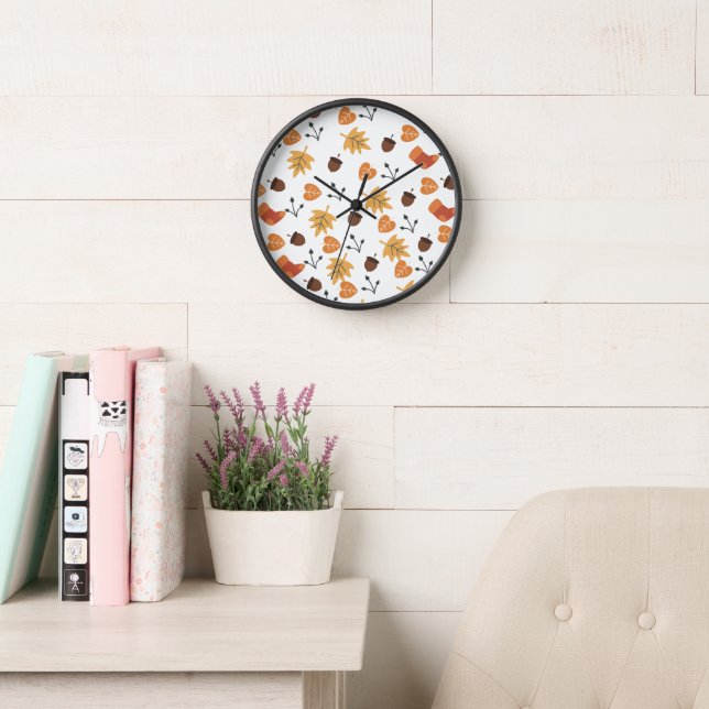 Fall Wall Clock (Reading Room)