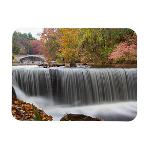 Fall Waterfall at Vanderbuilt Magnet