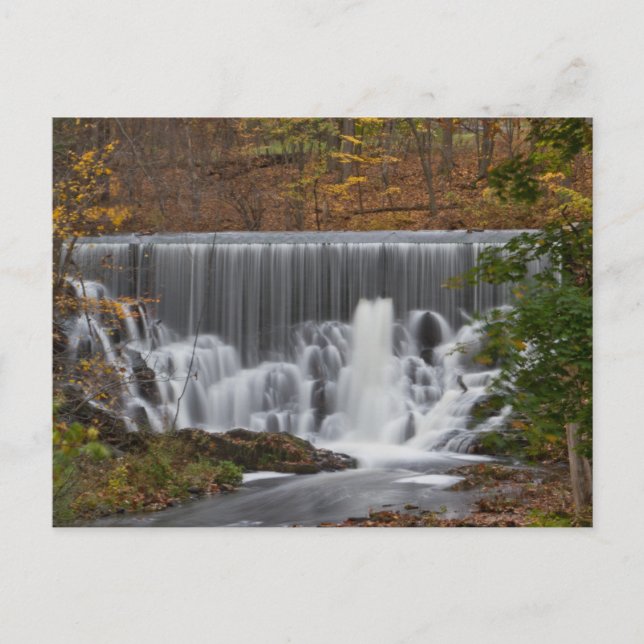 Fall Waterfall Postcard (Front)