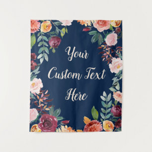 Fall Wedding Back Drop Summer Photo Booth Prop Tapestry