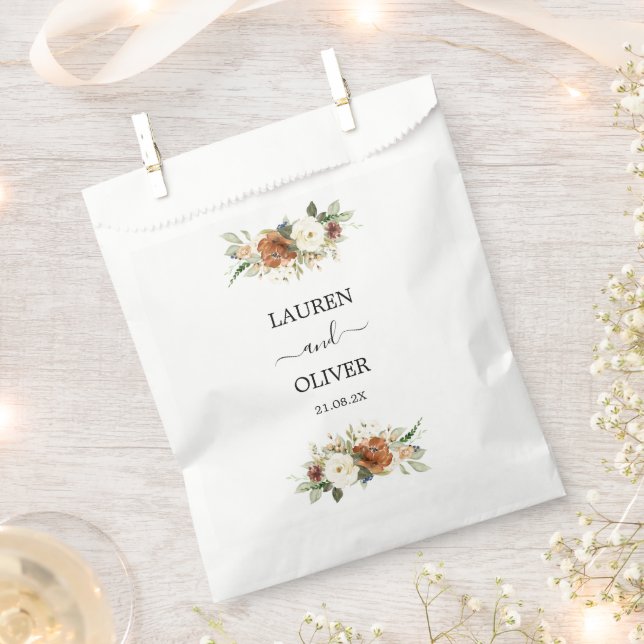 Fall Wedding Favour Bag (Clipped)