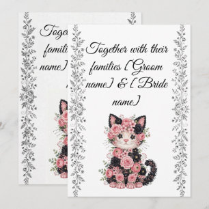 Fall Wedding Invitation Template   Aesthetic Elega