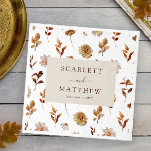 Fall Wedding Napkin