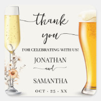 Fall Wildflowers Bubbles & Brews Thank You Shower