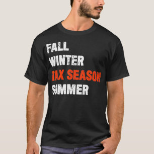 Fall Winter Tax Season Summer Accountant Joke  T-Shirt