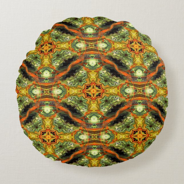 Fall  Wisdom..... Round Cushion (Front)