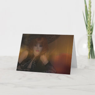 Fall Witch Greeting Card